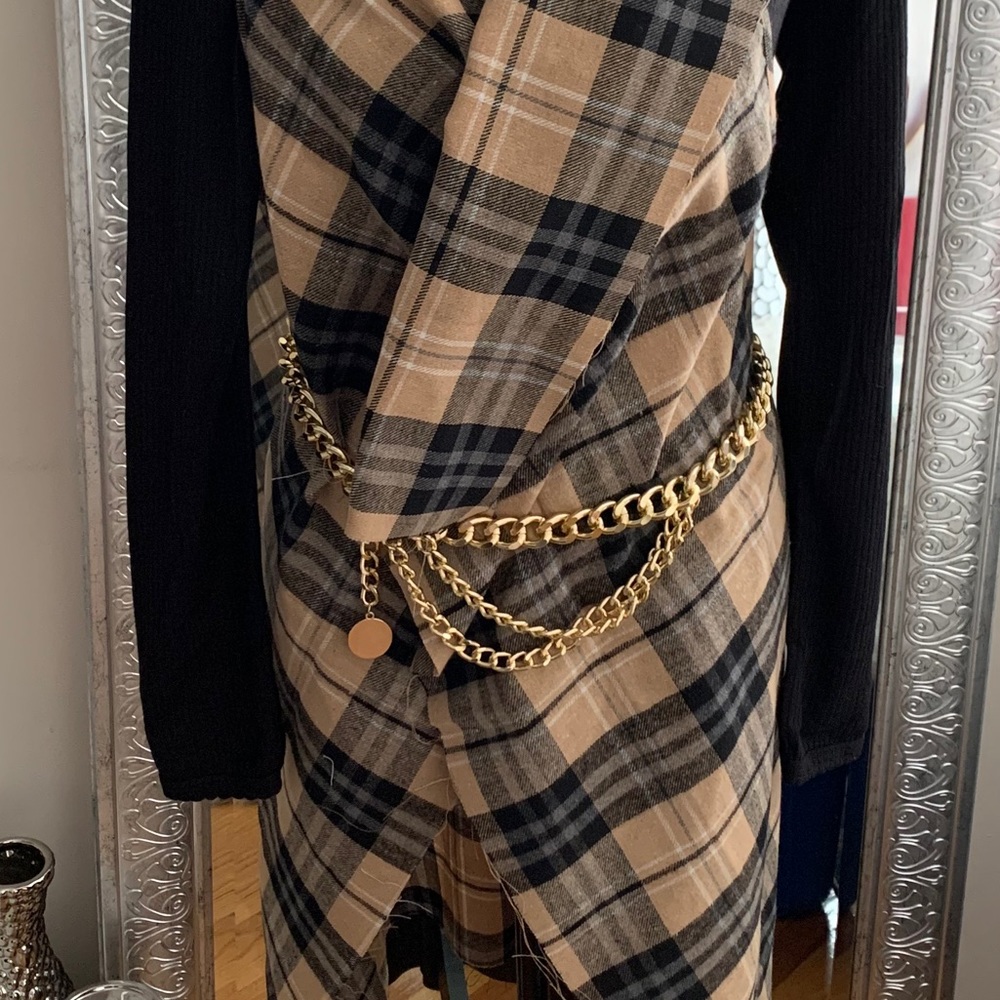 Back in stock!Gold alloy belt/body chain. S/m - Picture 2 of 9